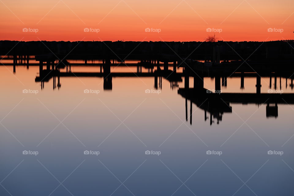 Stars Waukegan harbor