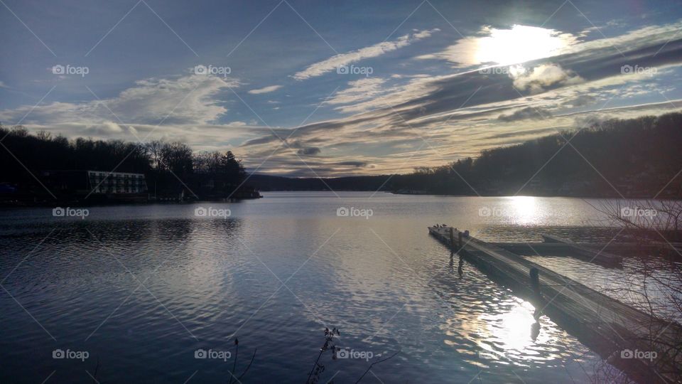 Winter on the Lake. I took this pic on Lake Hopatcong in New Jersey