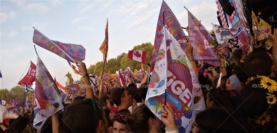 Wave your Sziget flag!!! Taken at Sziget Festival in Budapest (Hungary)