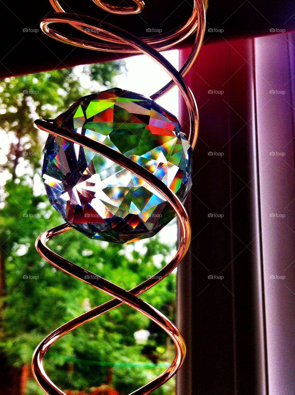colourful sculpture spiral crystal by binkyboo