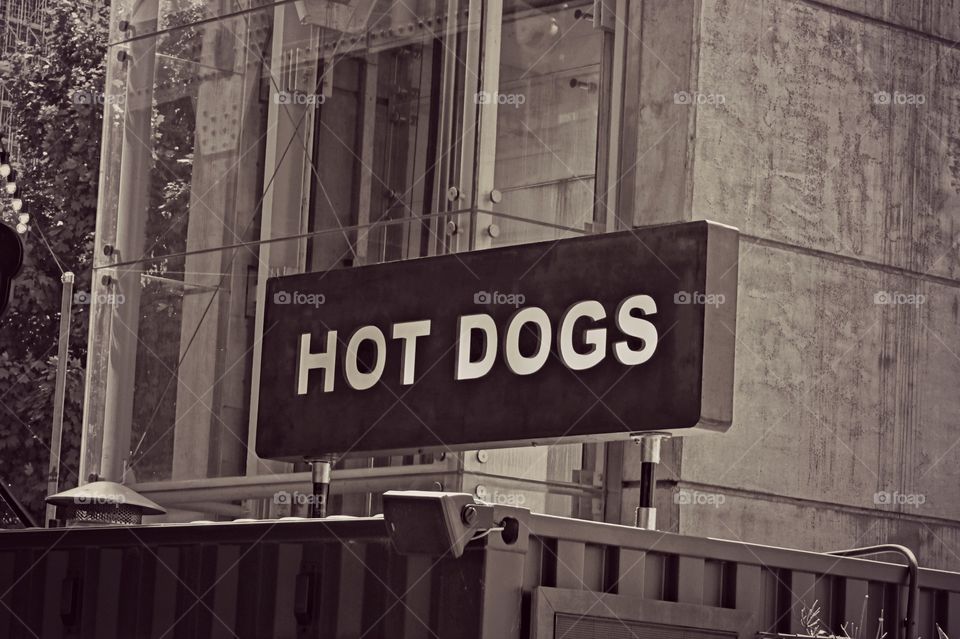 Hot Dog sign 