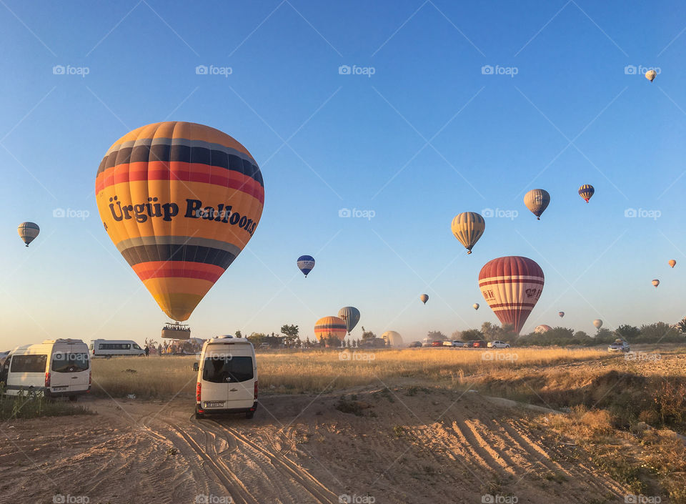 Hotair balloon at Cappadocia 