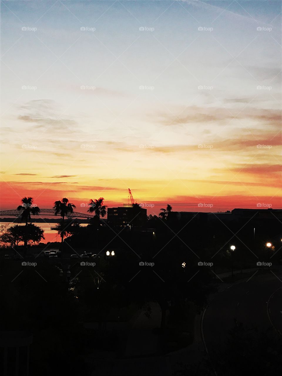 Sunrise view from work. 