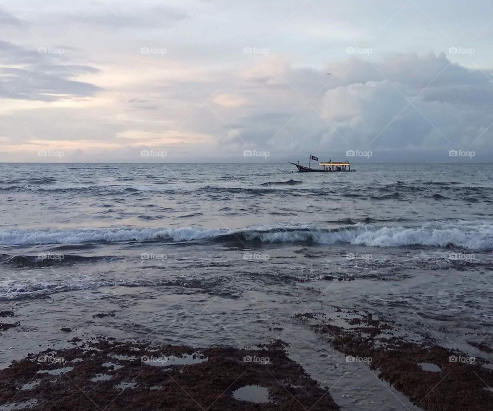 Bali Beach, the beauty of the beach on the island of Bali, Indonesia