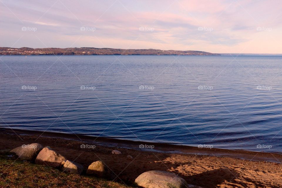 The beach Vätterstranden!