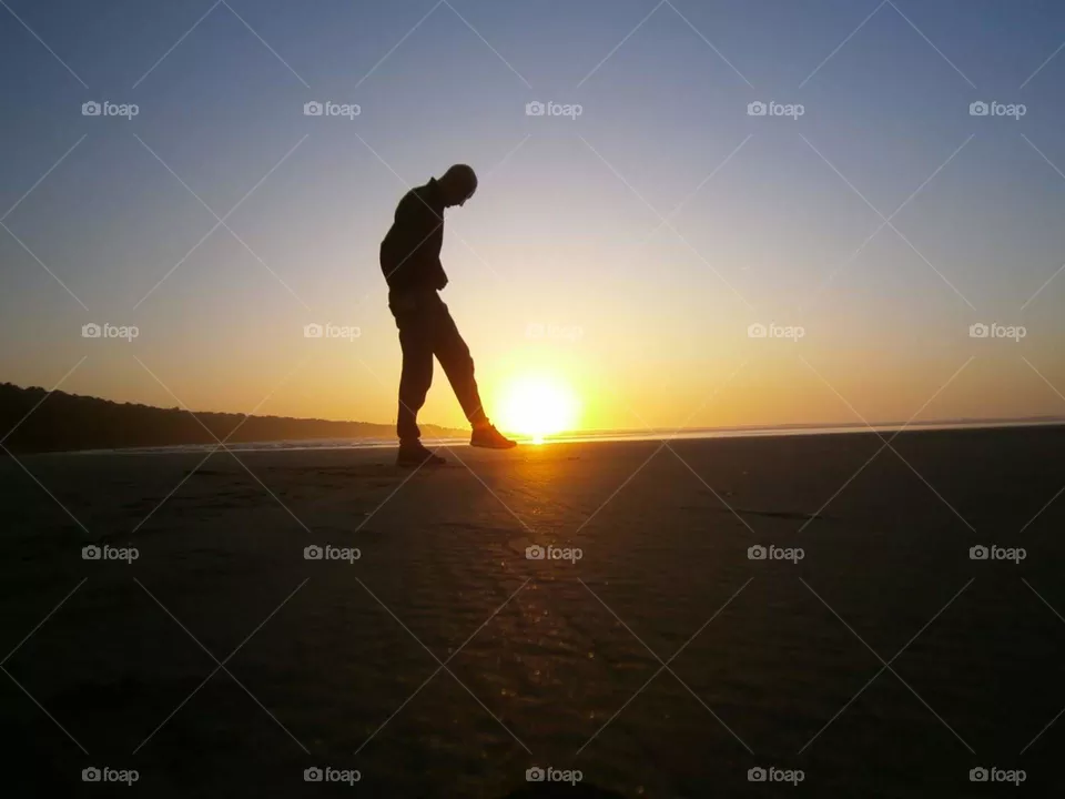 Sunset and sport 