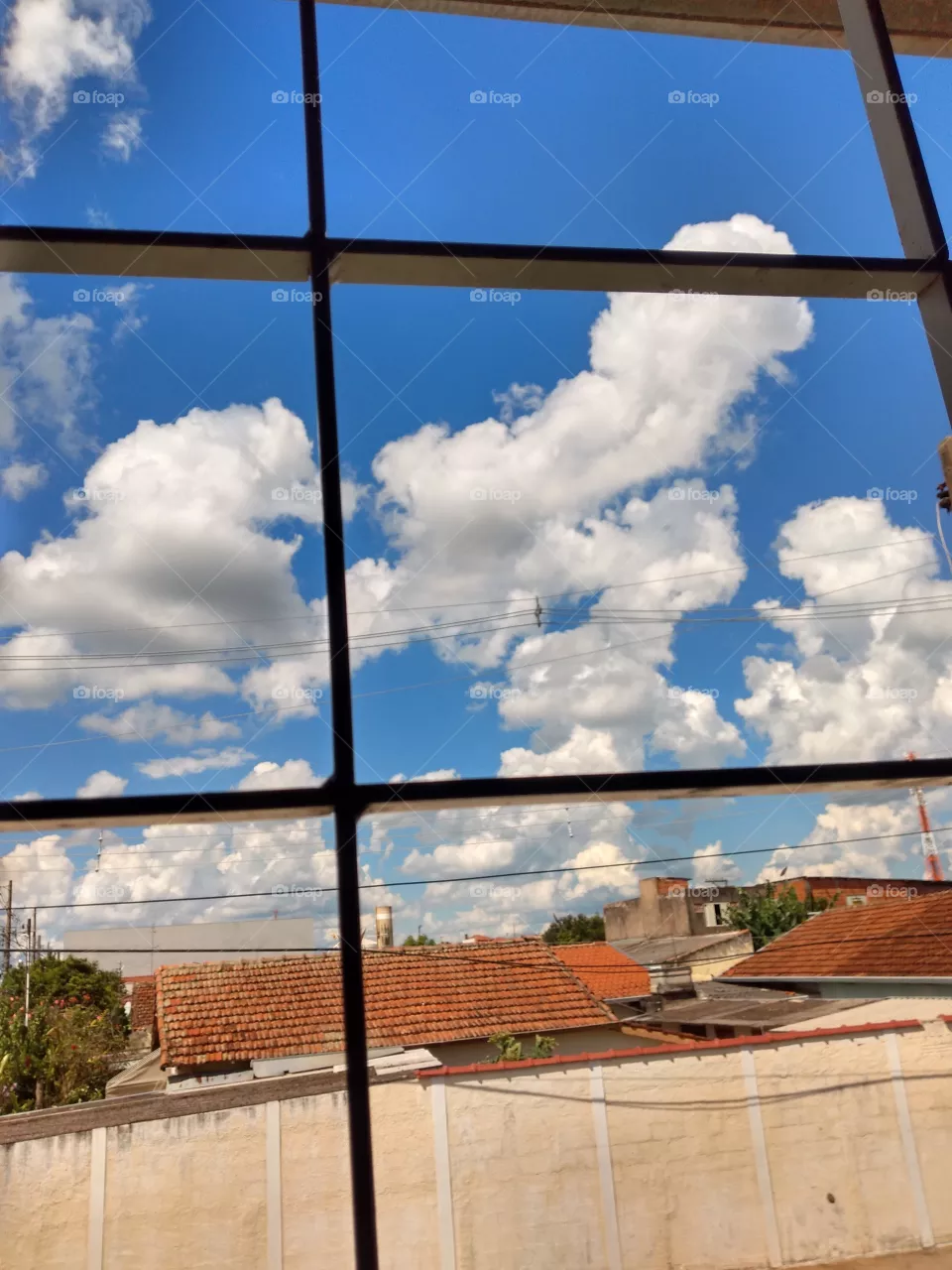 white clouds