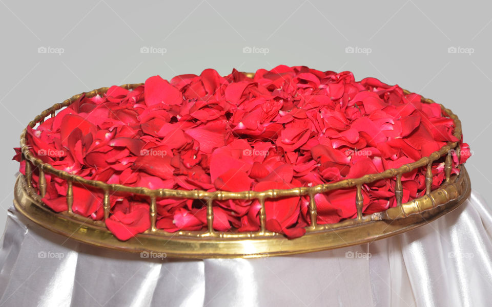 colourful with flowers