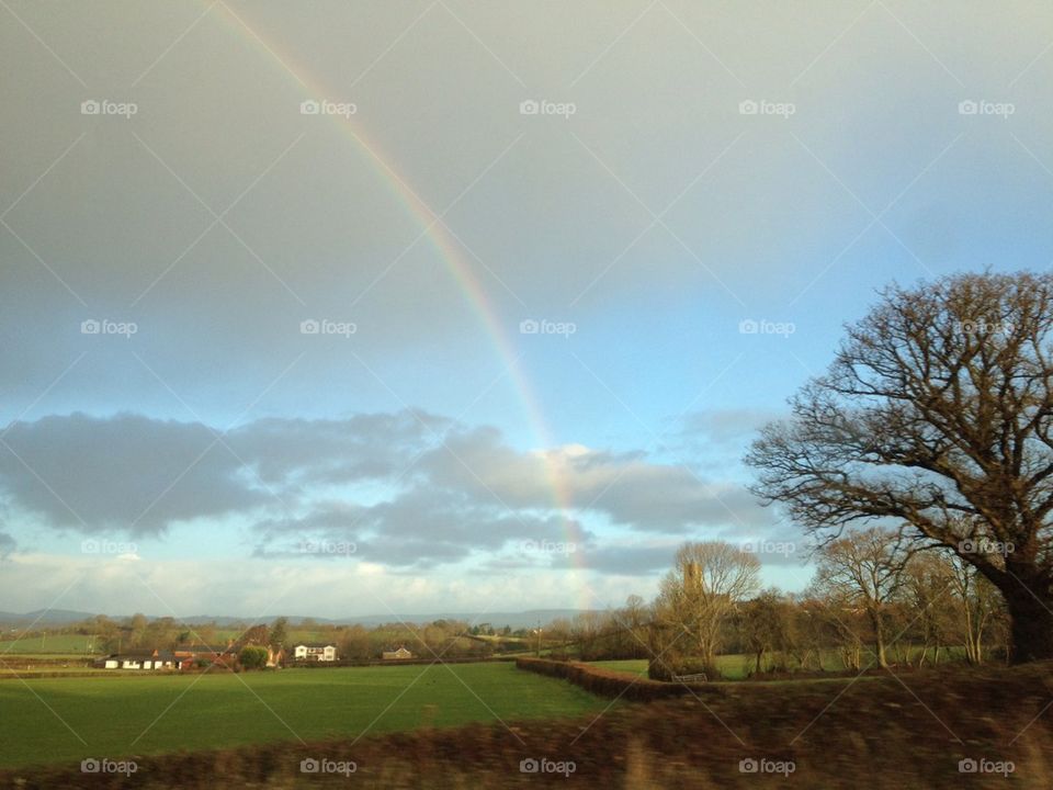 The first Rainbow of 2014. Happy New Year