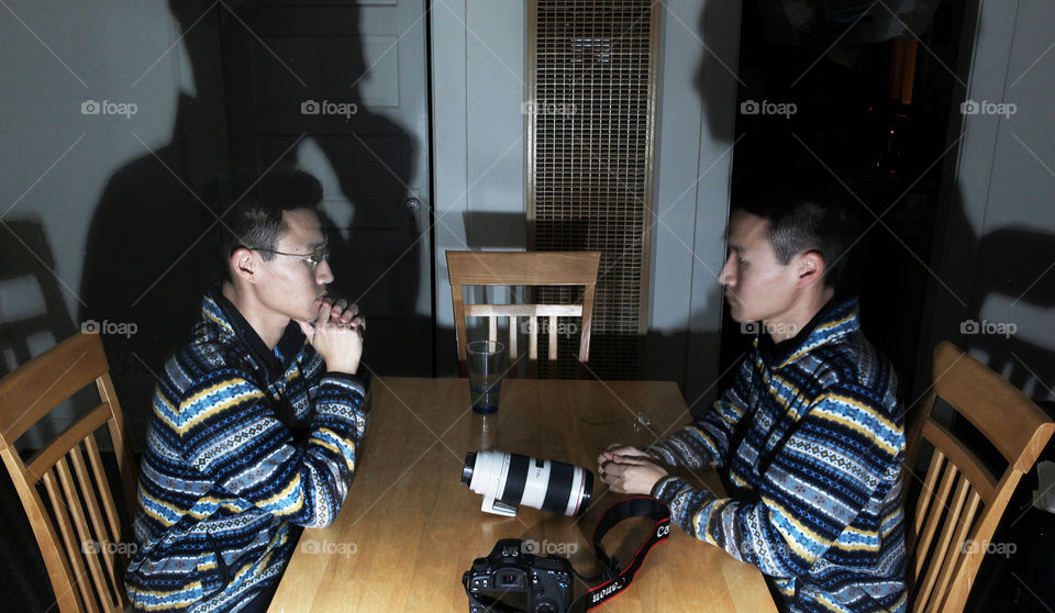 Facing Oneself this is self portrait of myself therefore no worries about release. I give permission.