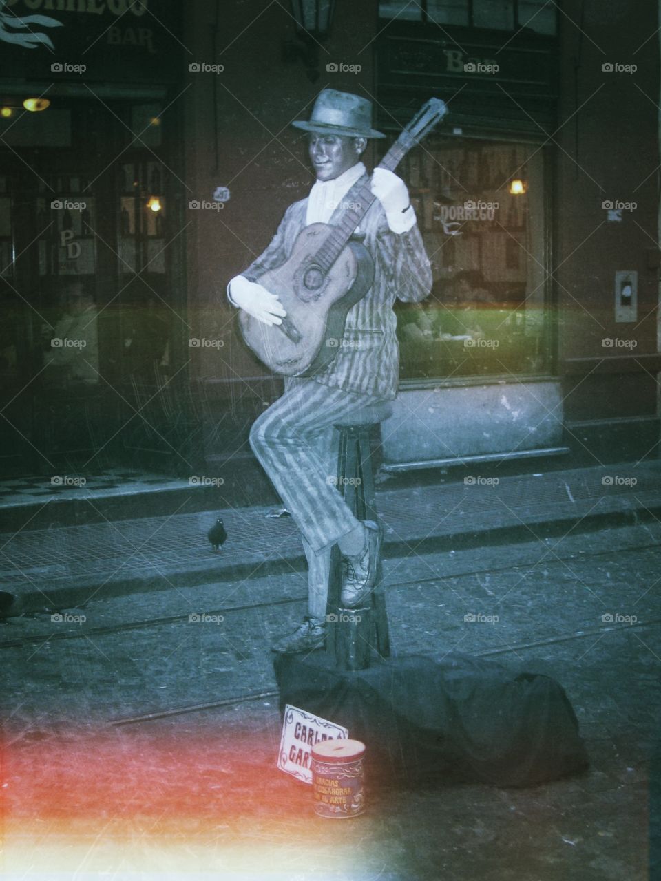 Argentinian Culture. Street Mime