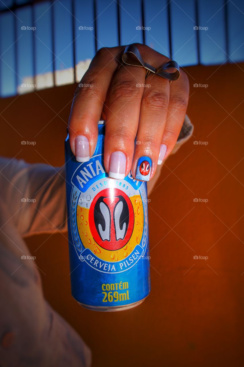 beer cerveja Skol unha