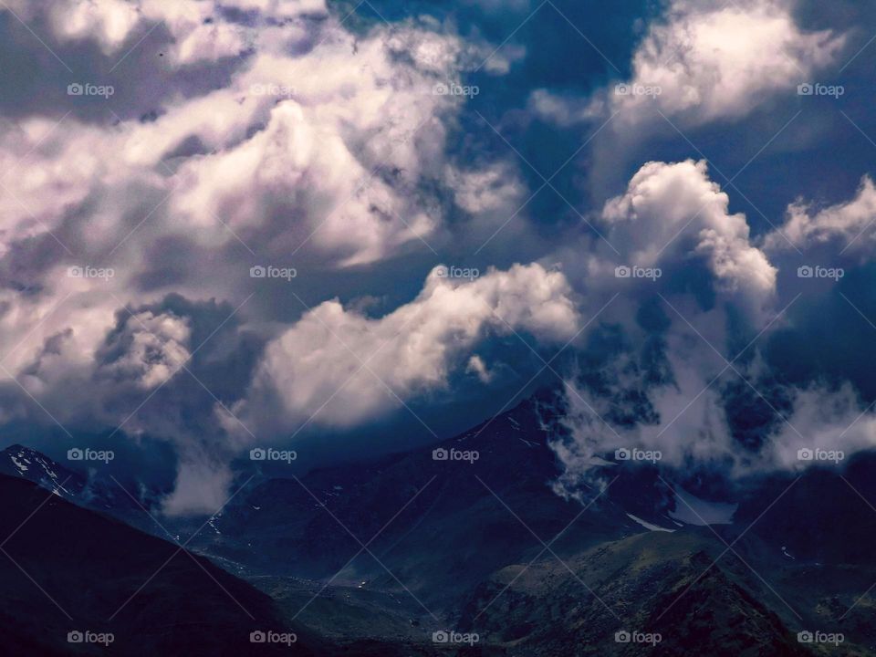 Himalayas clouds