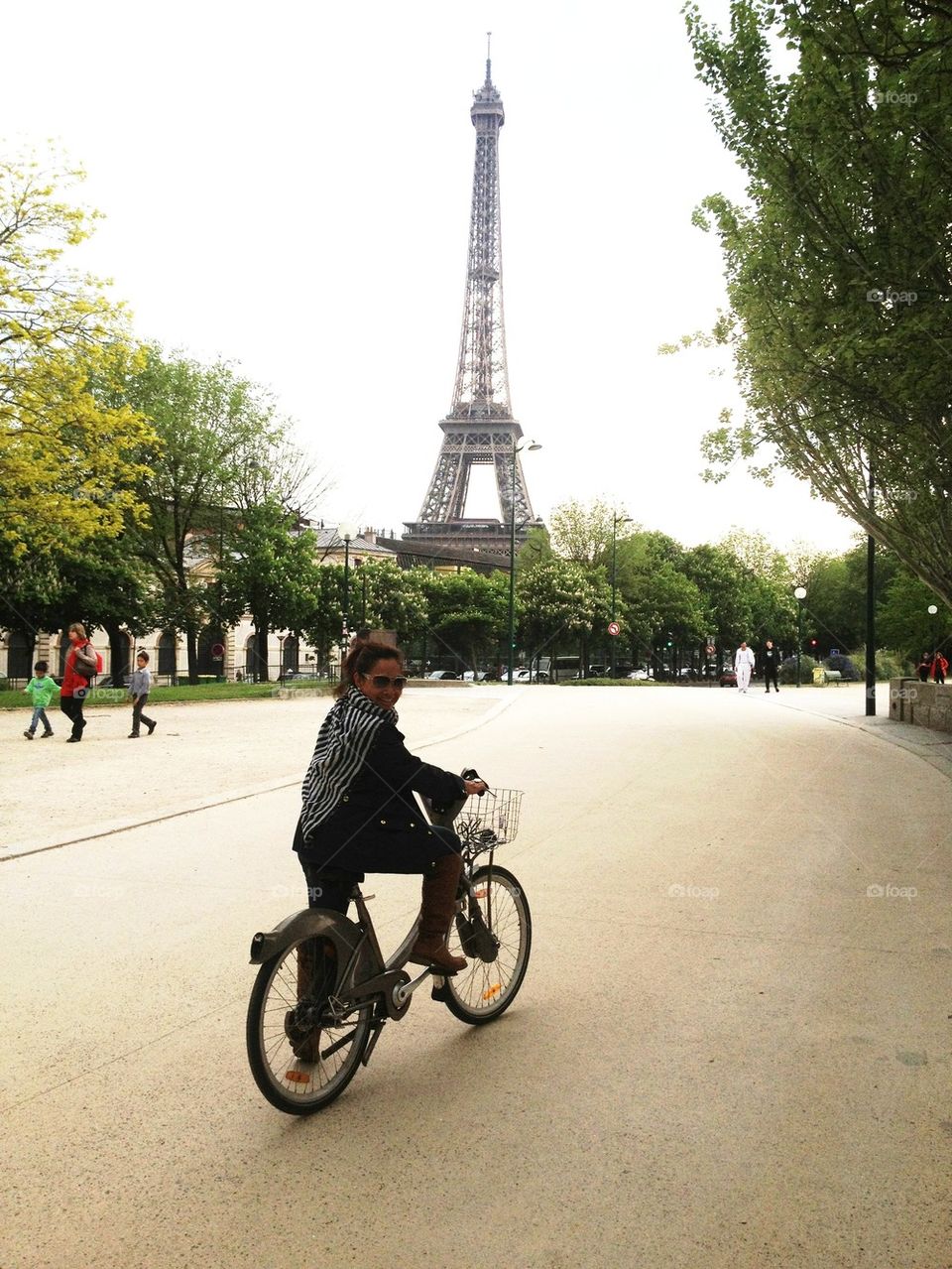 Biking in Paris