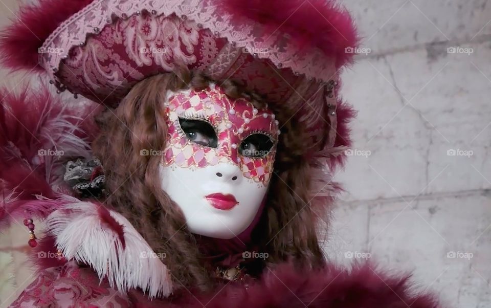 Carnevale di Venezia. Maschere in posa.