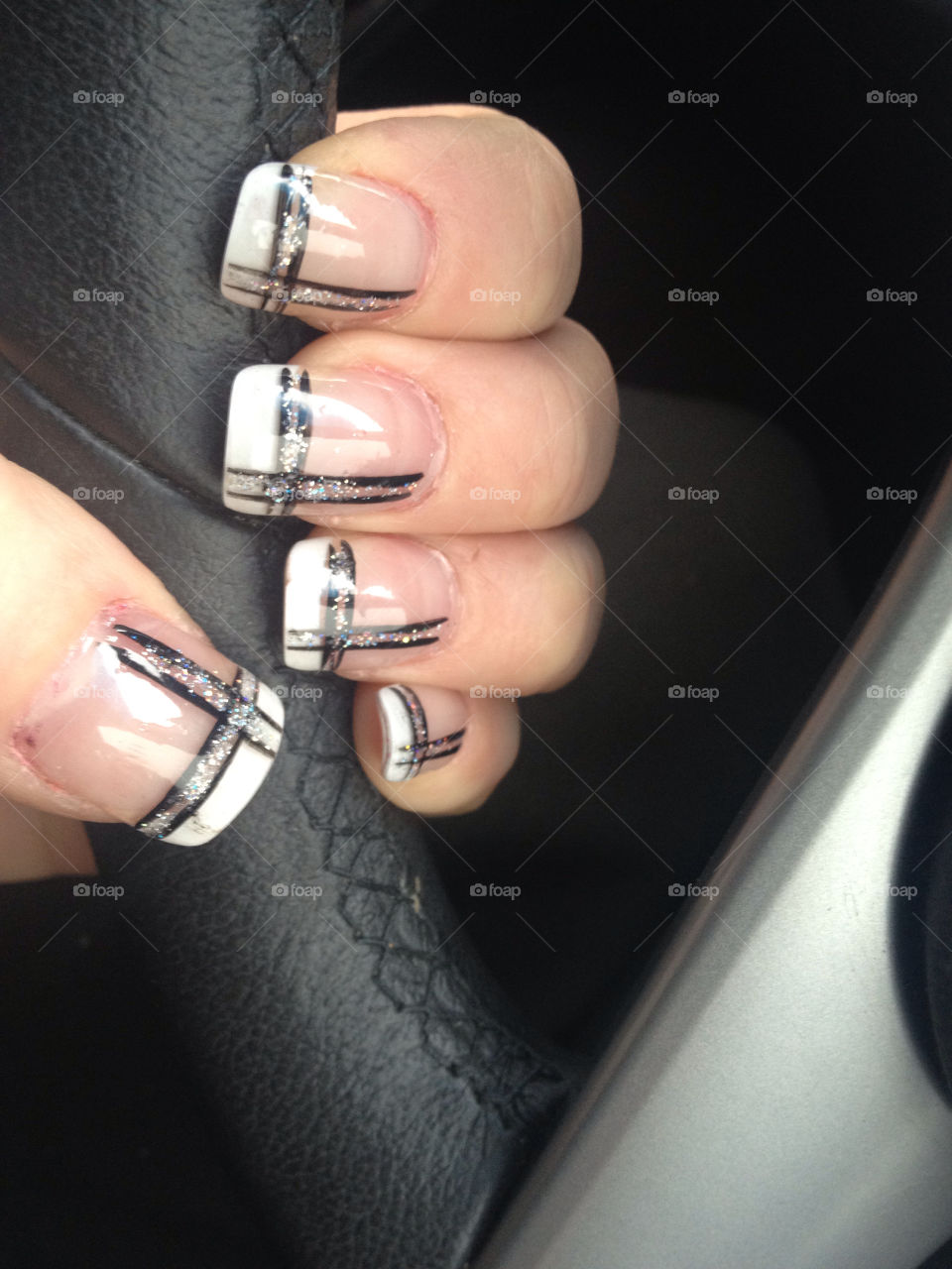 wheel art nails fingers by splicanka