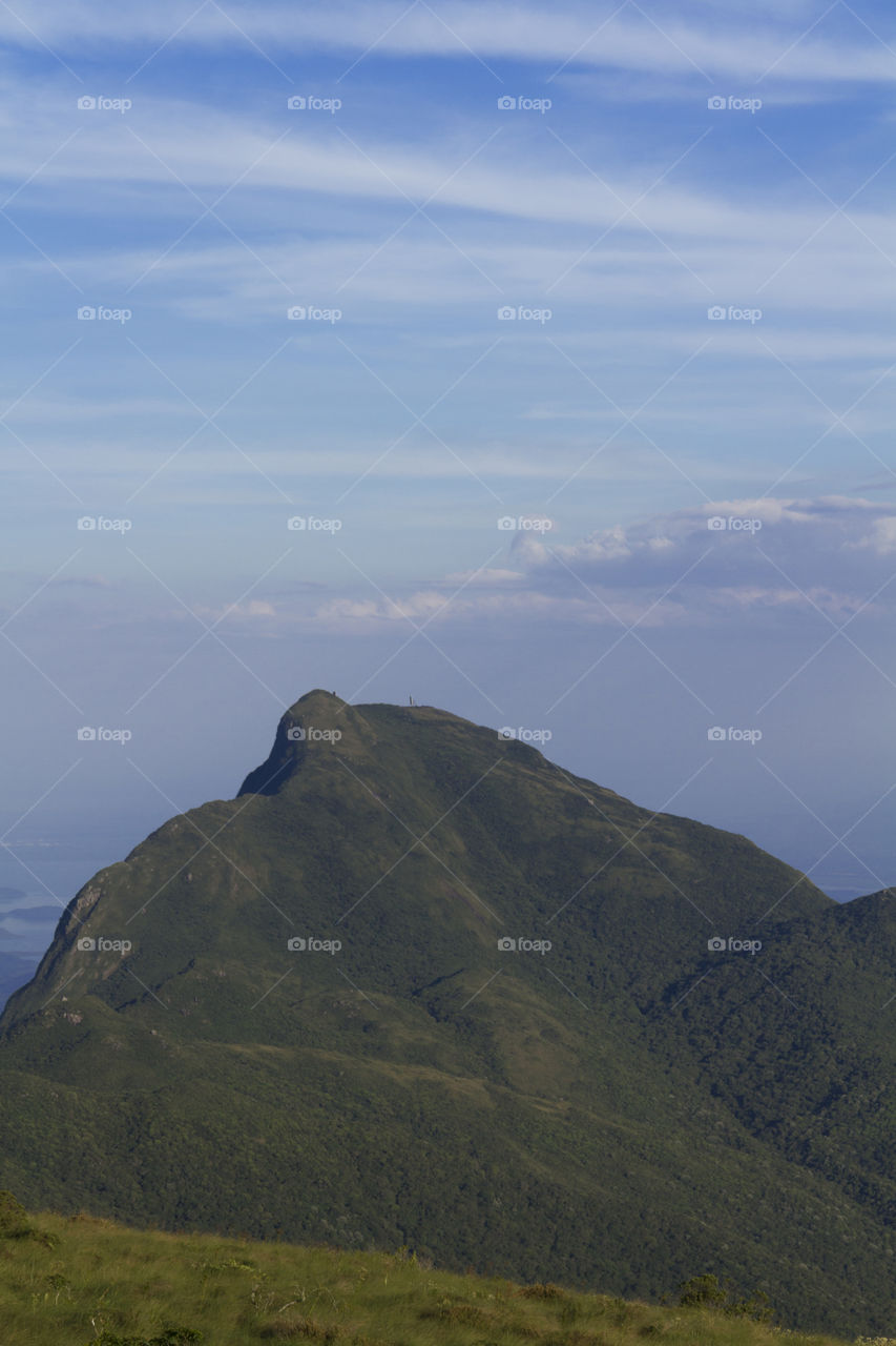 Mountain landscape near Curitiba.