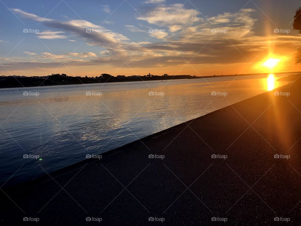 Sunset in Fluvial, Porto