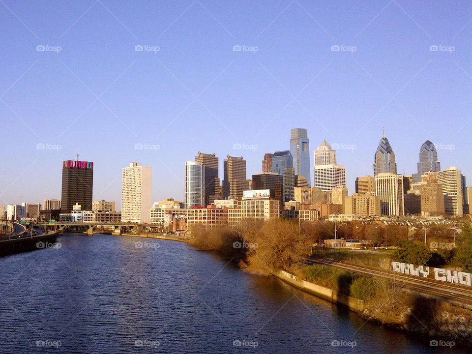View of Philadelphia skyline