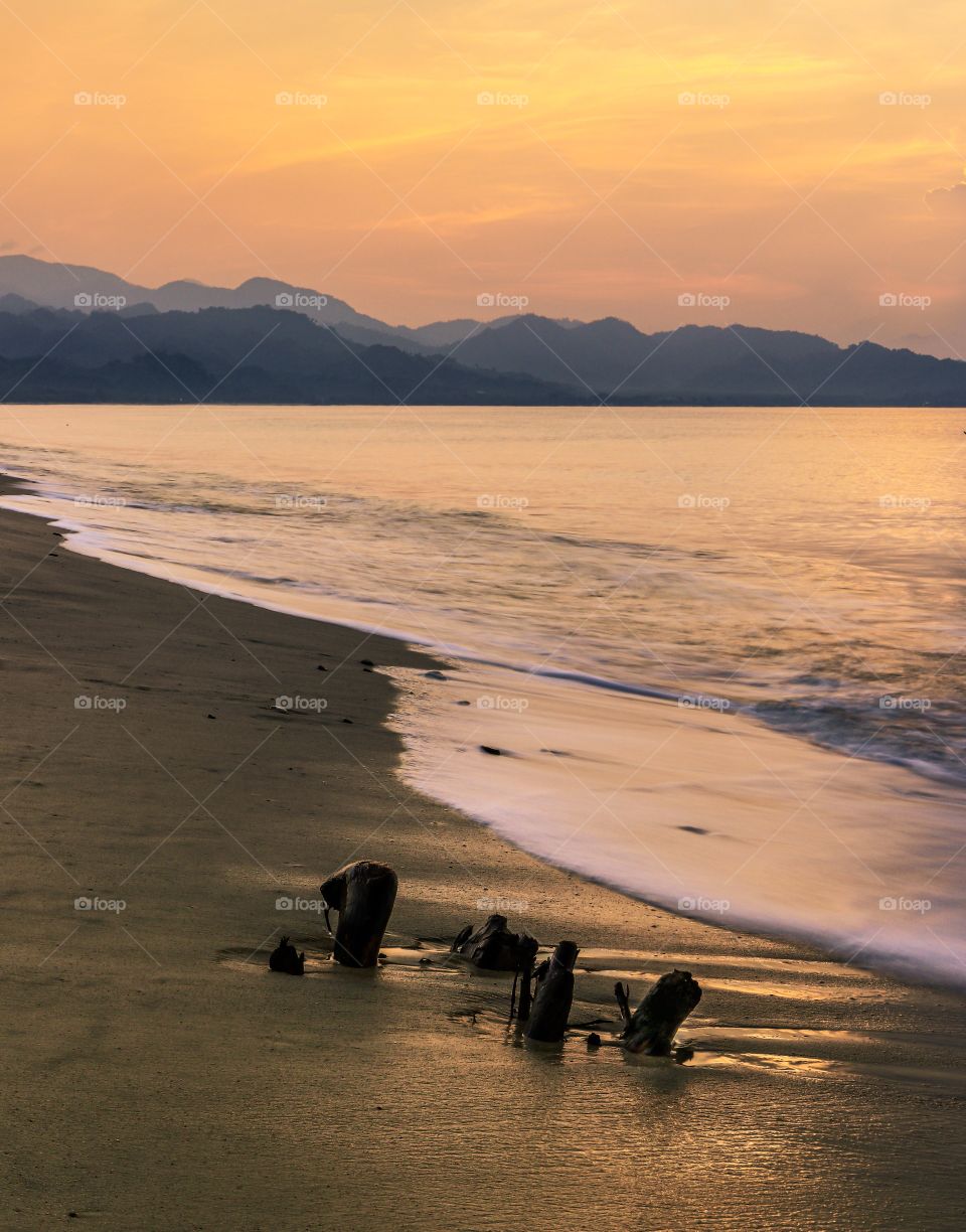 Beach Sunrise Dawn... the Dinadiawan Beach of Dipaculao Aurora, Philippines