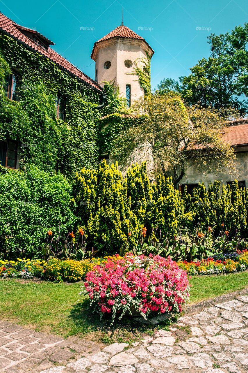 Pieskowa Skała Castle in Ojców,  Poland