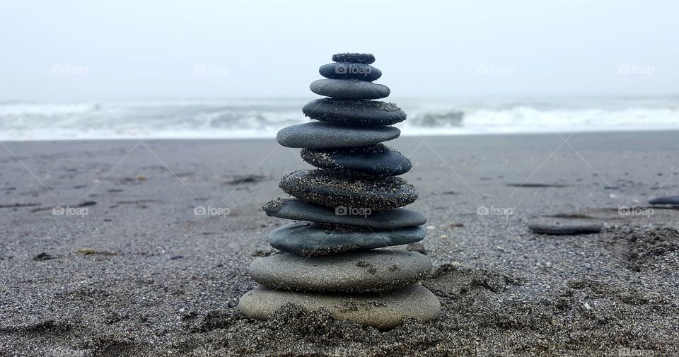 Pebble Tower - Humboldt Lagoons State Park, CA