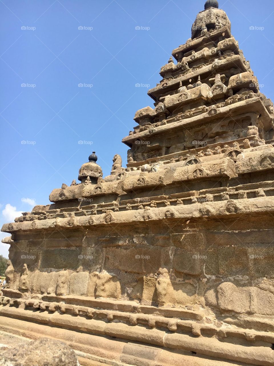 Indian architecture historic temple of stone 
