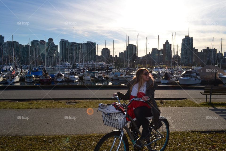 city girl bike cold by marianasalek