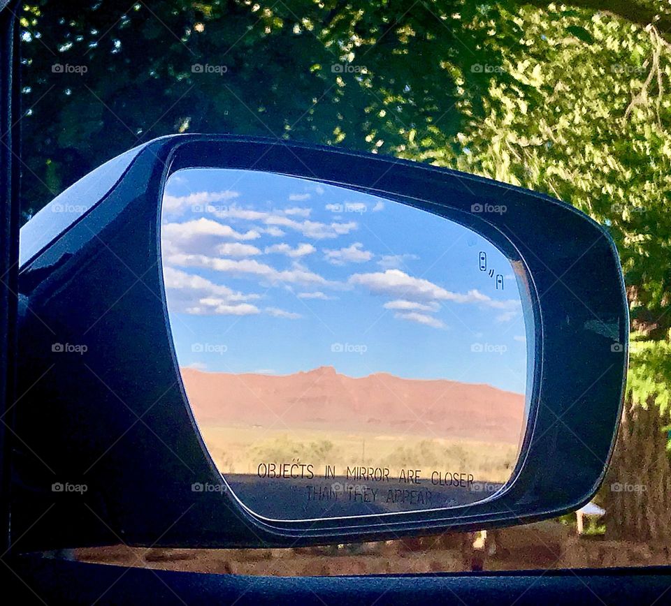Roadtrip Car Side View Mirror