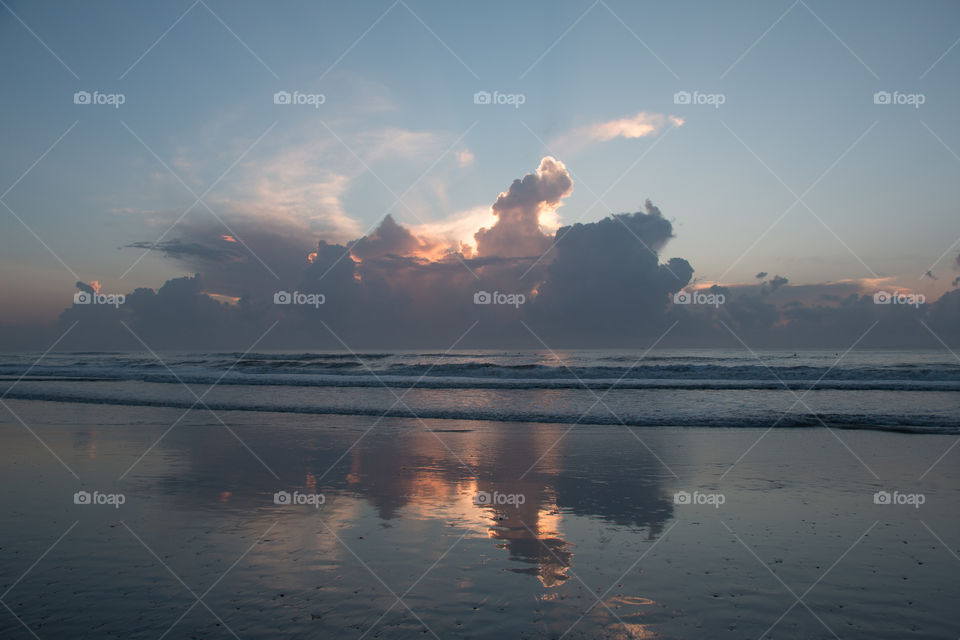 Sunrise on the beach
