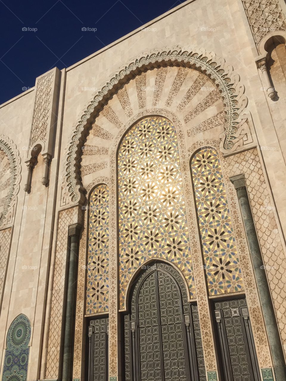 Islamic door Hassan II