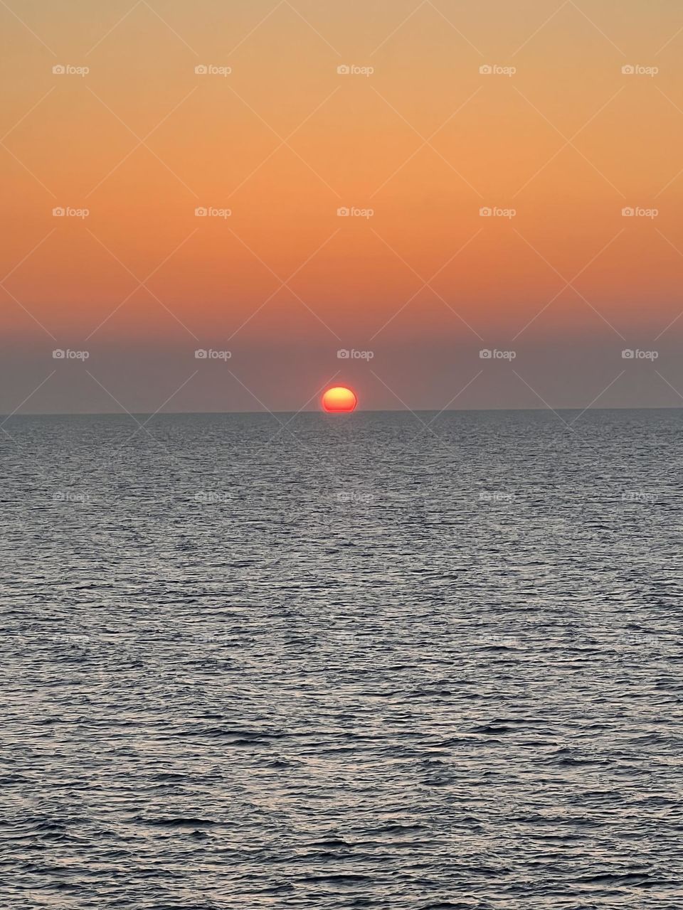 Sunset at Ionian Sea