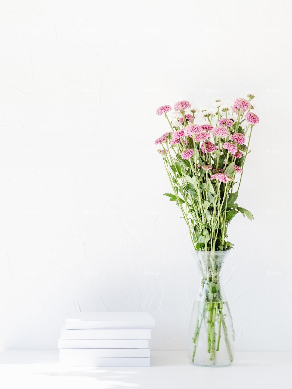 beautiful flowers in the vase