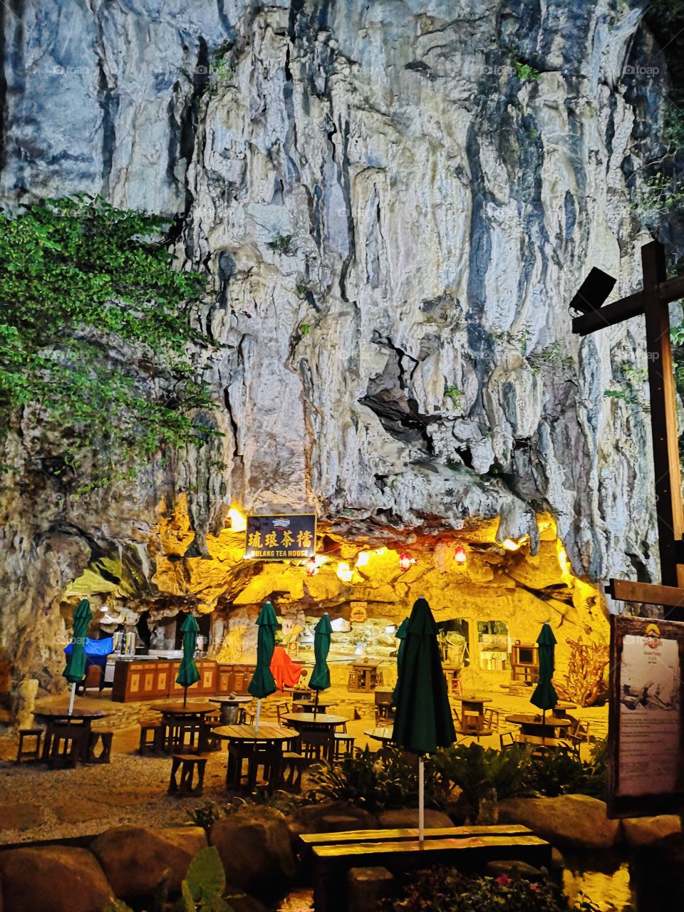 cafe in the cave..