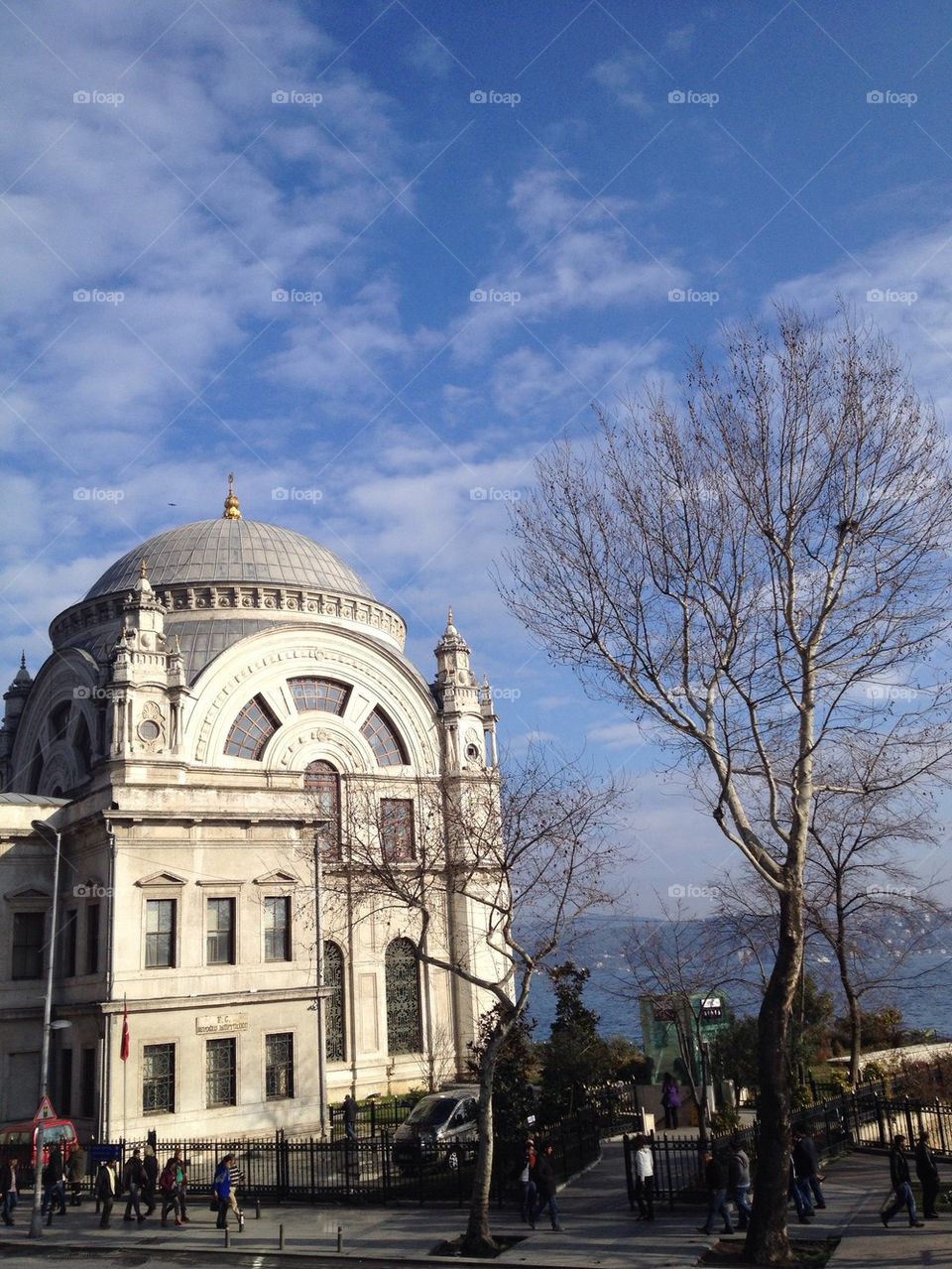 Dolmabahce mosque in istanbul