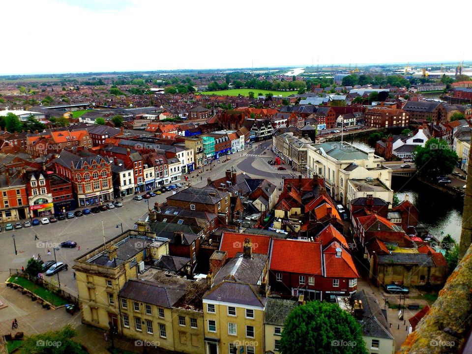 Krakow city from above