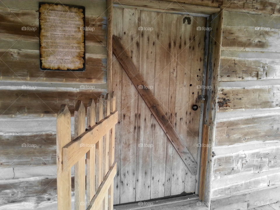 Slaves' front door