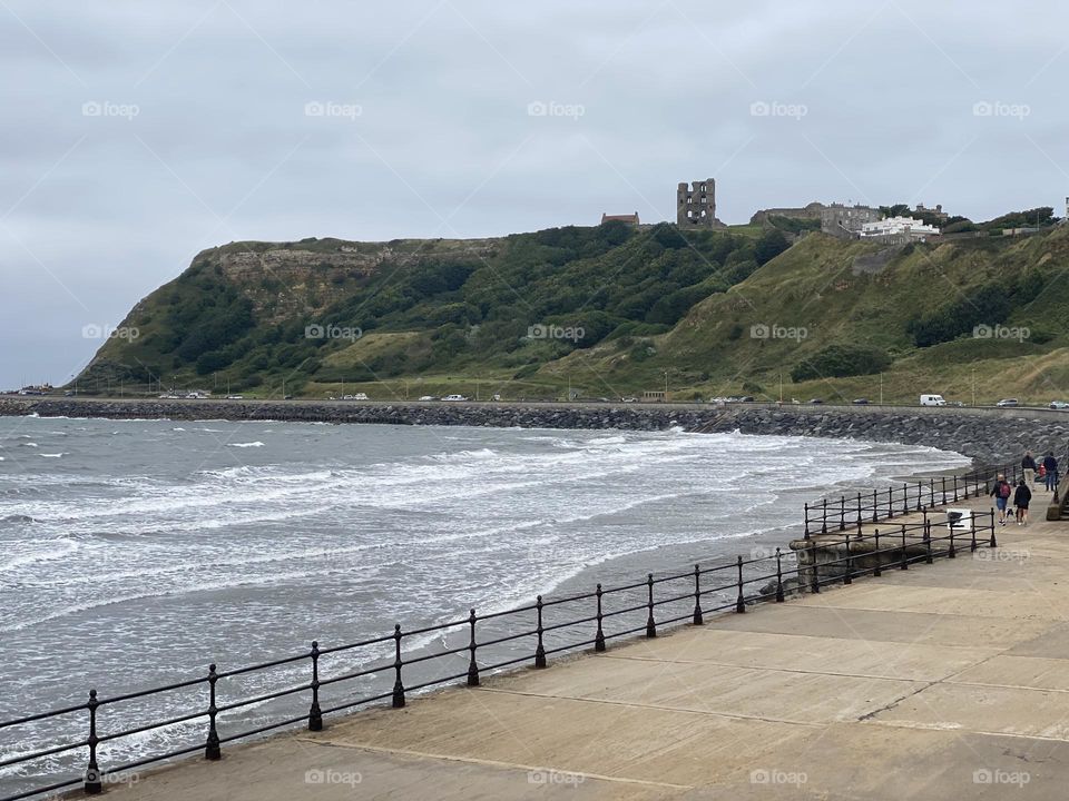 A view of scarborough sea