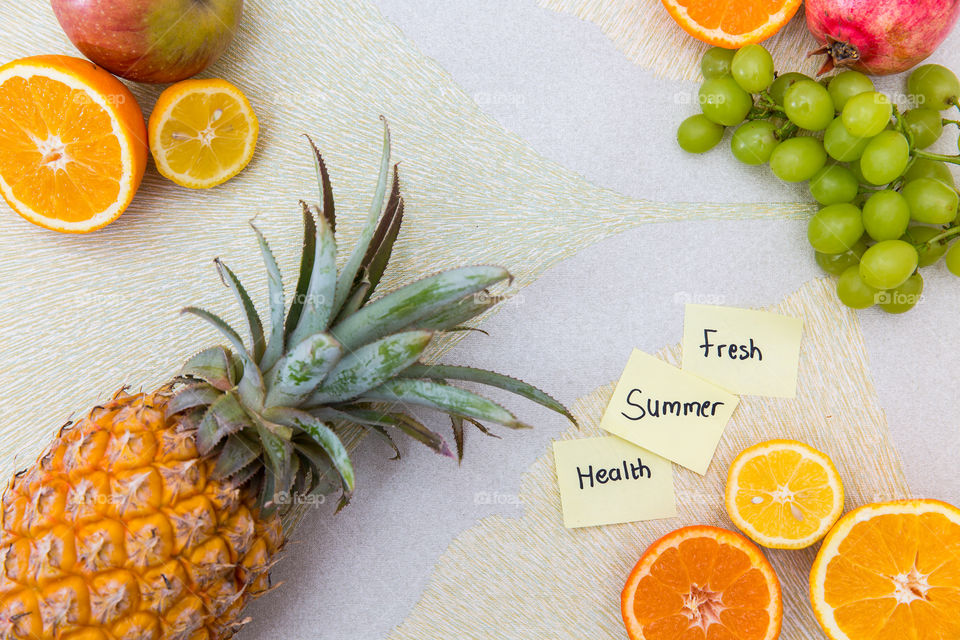 My best summer memory is the delicious fresh fruit as part of a healthy lifestyle. My focus was on my health this summer and this image of fruit portrays that.