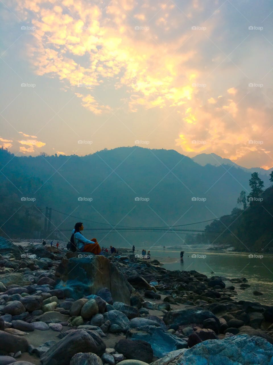 Mediation by the Ganga River, India. 