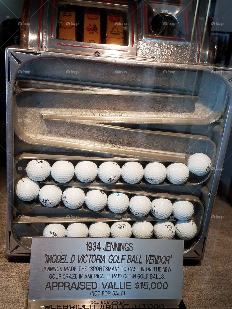 1934 Jennings Golf Ball Slot Machine