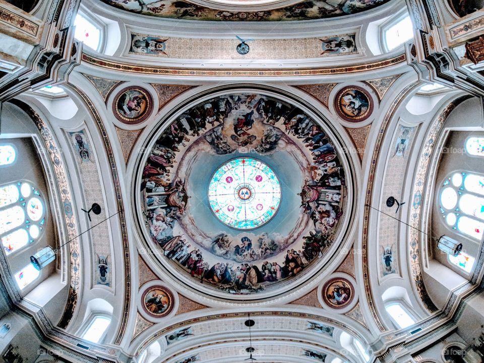 Ceiling of the St. Hyacinth Basilica in Chicago