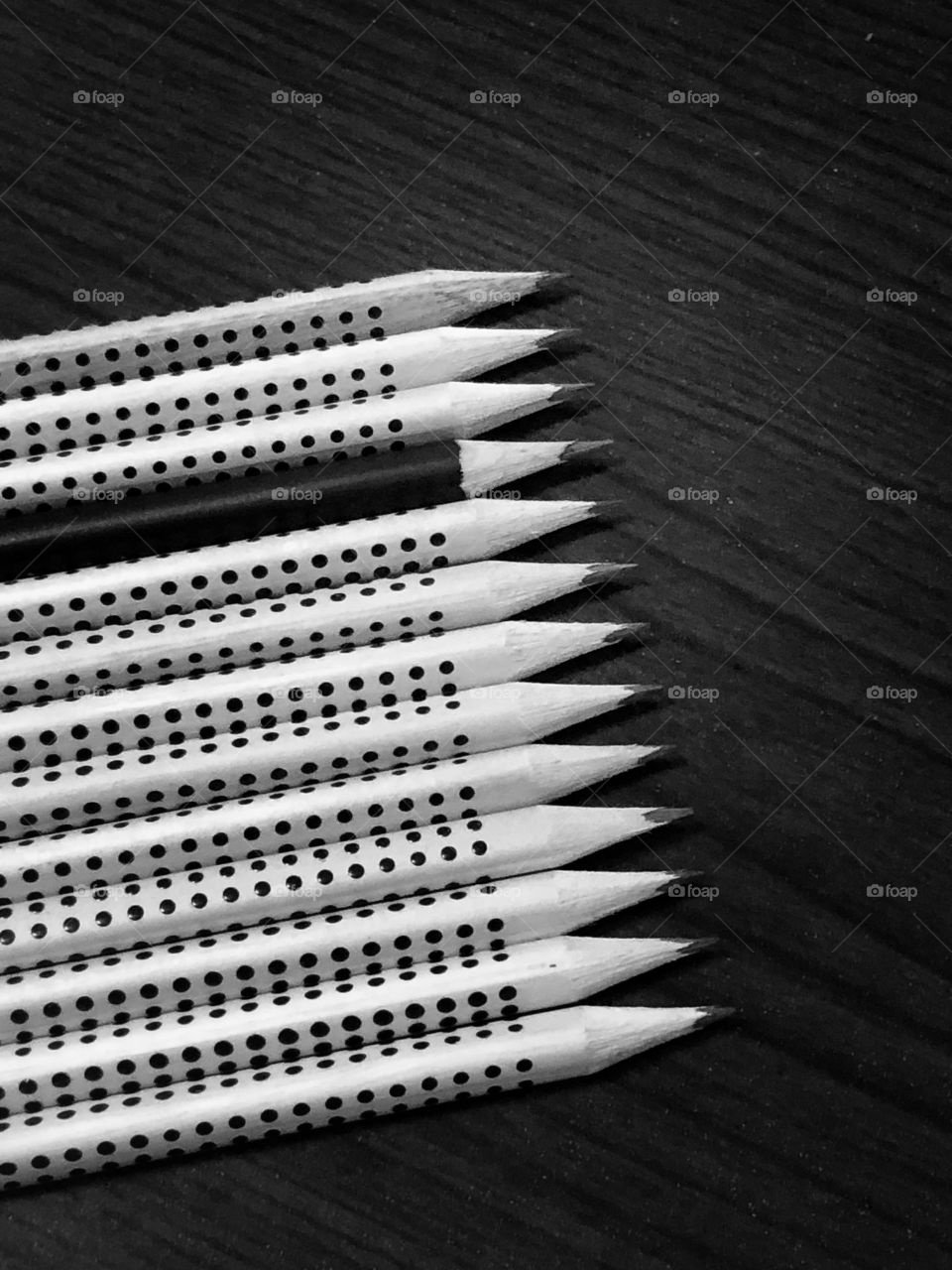 Choosing the odd pencil in the set...