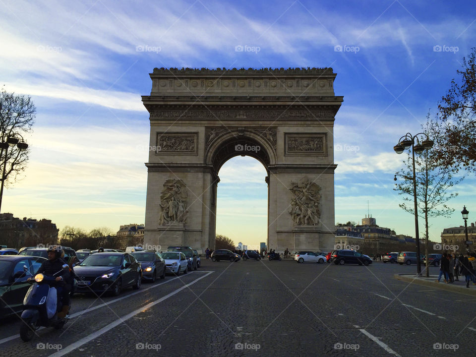 Arch of triumph,Paris,France