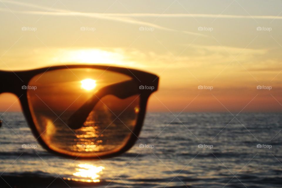 Sunglasses and sun