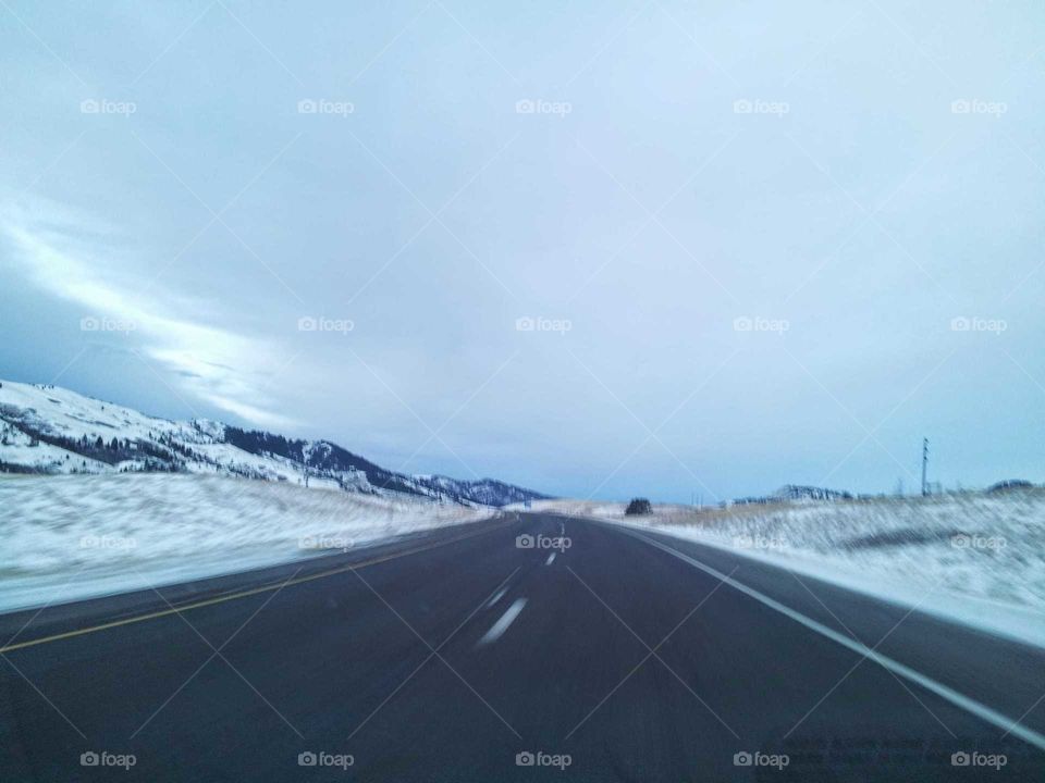 I winter on the road.