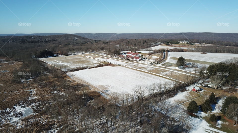 Horse Farm From Above