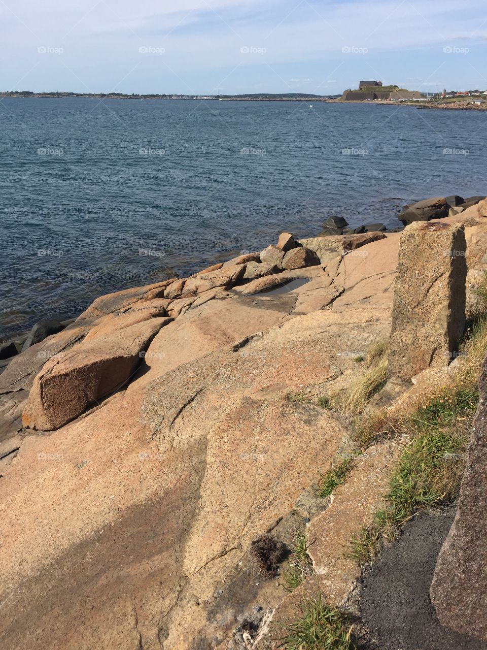 Cliffs on a summers day