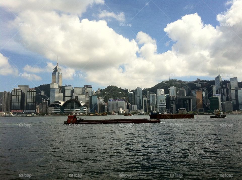 Hong Kong skyline 