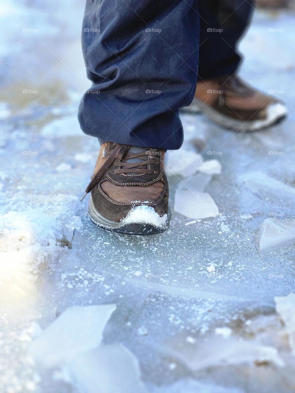 the ice is solid enough